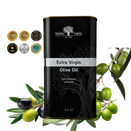 Voliotis Family Pelion Black Oliwa z Oliwek Extra Virgin 1L Puszka